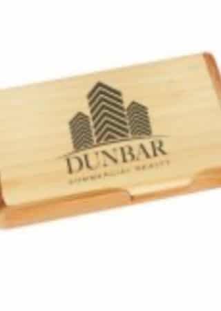 Custom laser engraved business card holders and gifts